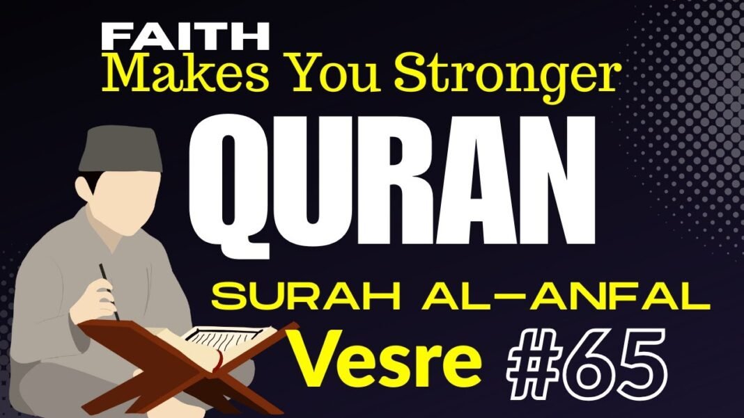 Daily Quran Reflection: Surah Al-Anfal 8:65 – Strength Through Faith and Courage