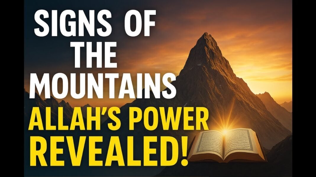 Signs of the Mountains | Quranic Reflection on Allah’s Power & Creation