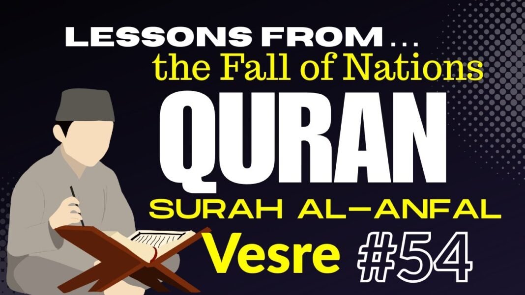 Daily Quran Reflection: Surah Al-Anfal 8:54 – Lessons from the Fall of Nations