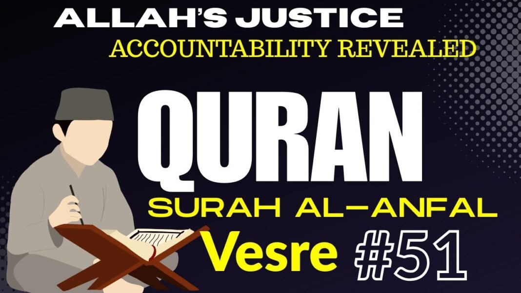 Daily Quran Reflection: Surah Al-Anfal 8:51 | Allah’s Justice & Accountability Reveale