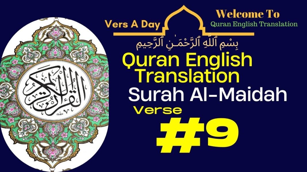 Surah Al Maidah Verse 9 Quran English Translation